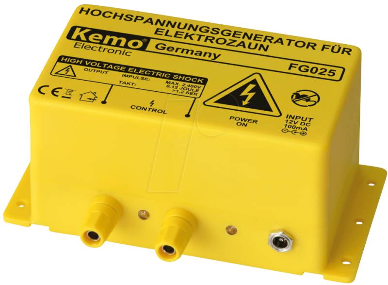 FG 025 - Weidezaungerät, Hochspannungsgenerator von Kemo