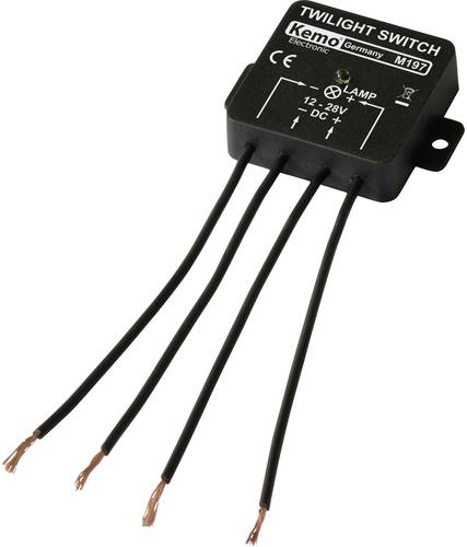 Kemo M197 Dämmerungsschalter Baustein 12 V/DC, 24 V/DC Kemo M197 Dämmerungsschalter Baustein 12 V/DC, 24 V/DC von Kemo
