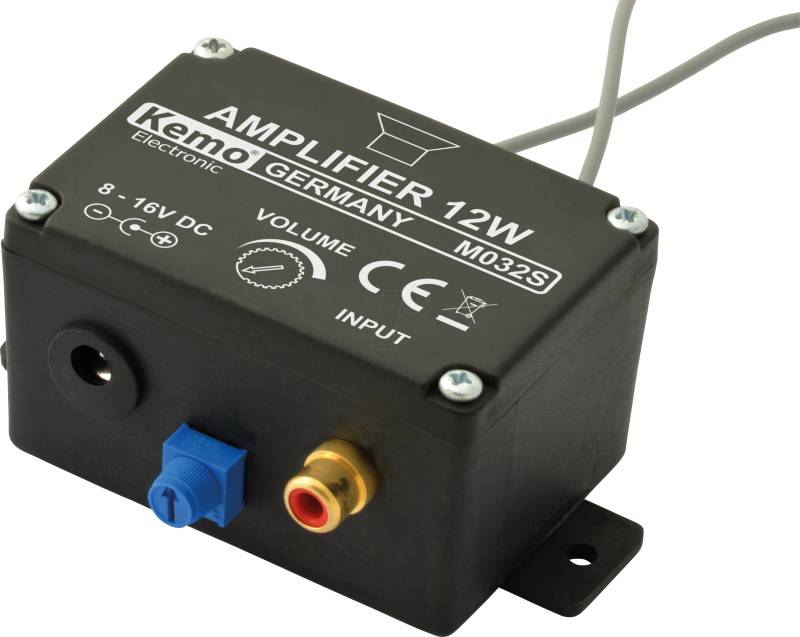 M 032S - Universal Verstärker 12W ''Plug & Play'' von Kemo