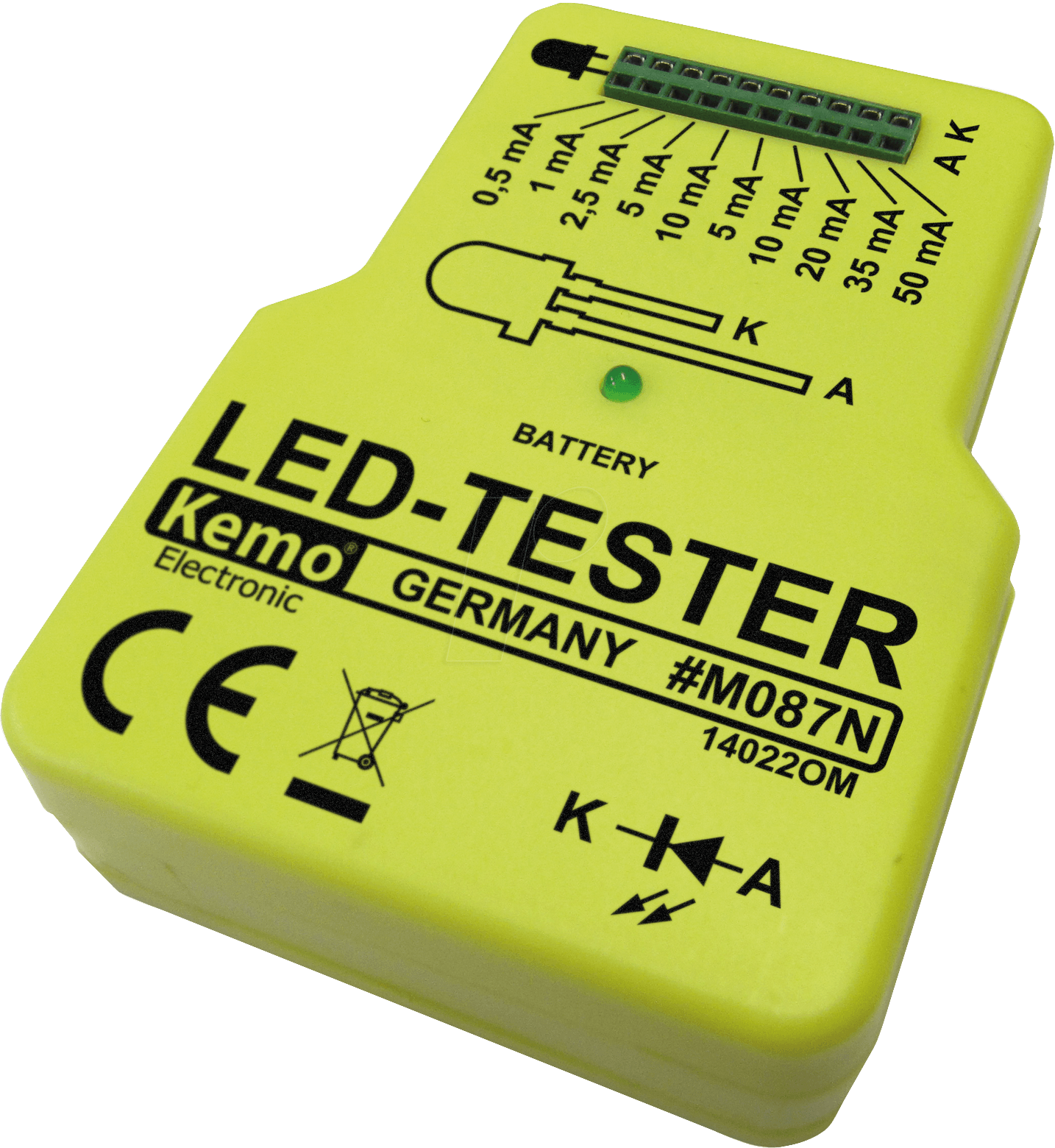 M 087 N - Leuchtdiodentester, Modul von Kemo