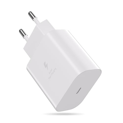 Schnellladegerät für Samsung, 25W USB C Ladegerät für iPhone 15 14 15 Pro Max 12 11 XR XS, iPad, PD 3.0 Power Adapter Stecker Charger Ladeadapter Netzteil für Galaxy S24 S23 S22 S21 A55 A34 von KenSera