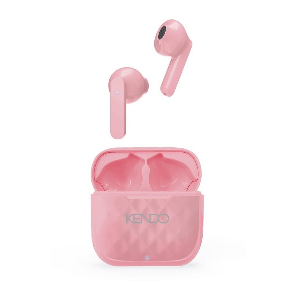 Kendo In-Ear Kopfhörer TWS 22EXSW rosa (Bluetooth, kabellos, USB-C) wireless In-Ear-Kopfhörer von Kendo