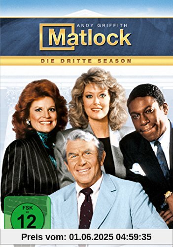 Matlock - Season 3 [5 DVDs] von Kene Holliday