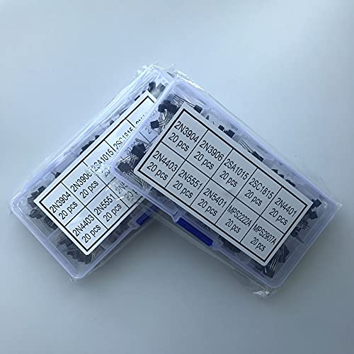 10 Werte 200 stücke 2N3904 ~ MPS2907A 2N3906 2SA1015 2SC1815 2N4401 2N4403 2N5551 2N5401 MPS2222A Transistor sortiert Kitset 10 Werte 200 stücke 2N3904 ~ MPS2907A 2N3906 2SA1015 2SC1815 2N4401 2N4403 2N5551 2N5401 MPS2222A Transistor sortiert Kitset von Keneddng