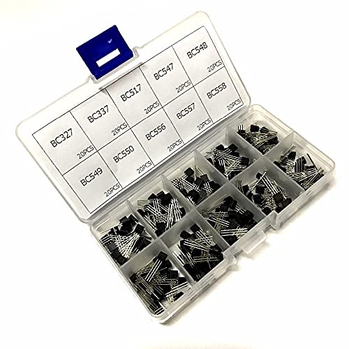 Keneddng 10 Werte 200 stücke (BC327 ~ BC558) BC337 BC549 BC550 BC517 BC556 BC547 BC557 BC548 NPN Transistor-Sortiment sortiertes Kit von Keneddng