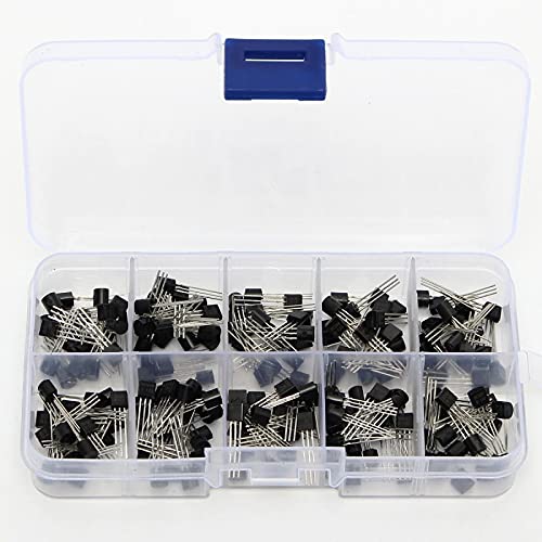 Keneddng 10 Werte 200 stücke BC327 BC558 BC337 BC549 BC550 BC517 BC556 BC547 BC557 BC548 NPN Transistor-Sortiment-Kit-Box-Pack-Set Keneddng 10 Werte 200 stücke BC327 BC558 BC337 BC549 BC550 BC517 BC556 BC547 BC557 BC548 NPN Transistor-Sortiment-Kit-Box-Pack-Set von Keneddng