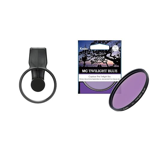 EXAPRO Filter Clip Smartphone-Aufnahmeset mit Kenko MC Twilight Blue φ49mm von Kenko