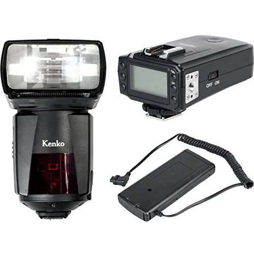 KENKO AI Flash Kit AB600-R + Battery Pack + Wireless transceiver for Canon KENKO AI Flash Kit AB600-R + Battery Pack + Wireless transceiver for Canon von Kenko