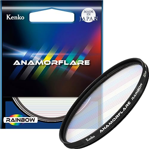 Kenko ANAMORFLARE Rainbow φ82mm, Strahlenförmiger Streulichteffekt-Filter, Drehbarer Rahmen, Hergestellt in Japan, Regenbogen 549797 Kenko ANAMORFLARE Rainbow φ82mm, Strahlenförmiger Streulichteffekt-Filter, Drehbarer Rahmen, Hergestellt in Japan, Regenbogen 549797 von Kenko