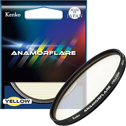 Kenko ANAMORFLARE Yellow φ82mm, Strahlenförmiger Streulichteffekt-Filter, Drehbarer Rahmen, Hergestellt in Japan, Gelb 549766 Kenko ANAMORFLARE Yellow φ82mm, Strahlenförmiger Streulichteffekt-Filter, Drehbarer Rahmen, Hergestellt in Japan, Gelb 549766 von Kenko