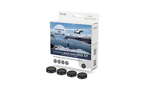 Kenko Drone Filter Kit für DJI MAVIC AIR Drohne, 4 tlg. (ND 4, ND 8, ND 16, ND 32), im Hardcase von Kenko