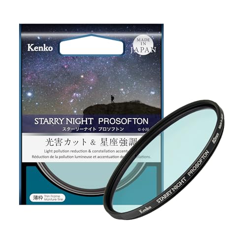 Kenko Effektfilter Starry Night Prosofton φ58mm, Reduzierung der Lichtverschmutzung & weicher Effekt, für Aufnahmen von Sternenlandschaften, Hergestellt in Japan 549599 Kenko Effektfilter Starry Night Prosofton φ58mm, Reduzierung der Lichtverschmutzung & weicher Effekt, für Aufnahmen von Sternenlandschaften, Hergestellt in Japan 549599 von Kenko