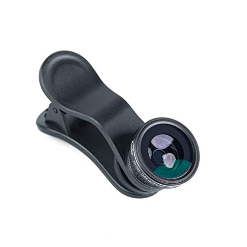 Kenko KE-RP180FY Real Pro Clip Fisheye 180 Grad Objektiv für Smartphone/Tablet/Notebook schwarz von Kenko