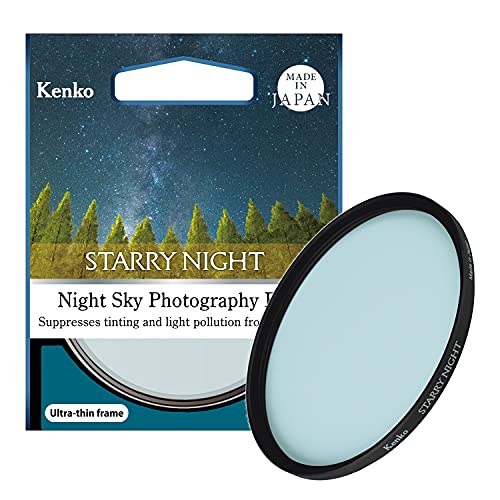 Kenko Linsenfilter zur Reduzierung der Lichtverschmutzung Starry Night 55mm, Zum Fotografieren von Nacht- und Sternenlandschaften. hergestellt in Japan, 517949 von Kenko