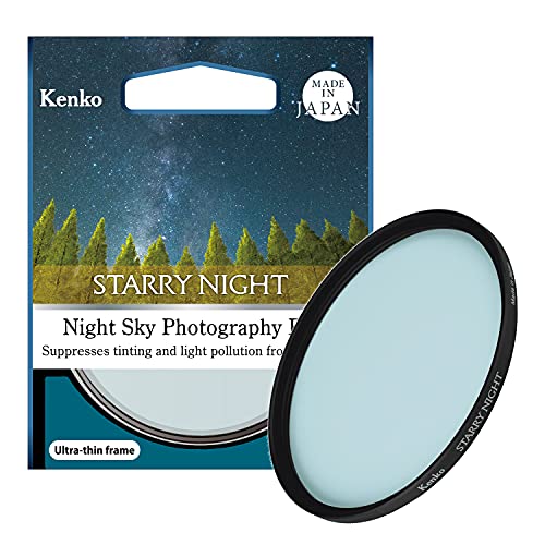 Kenko Linsenfilter zur Reduzierung der Lichtverschmutzung Starry Night 77mm, Zum Fotografieren von Nacht- und Sternenlandschaften. hergestellt in Japan, 517994 von Kenko