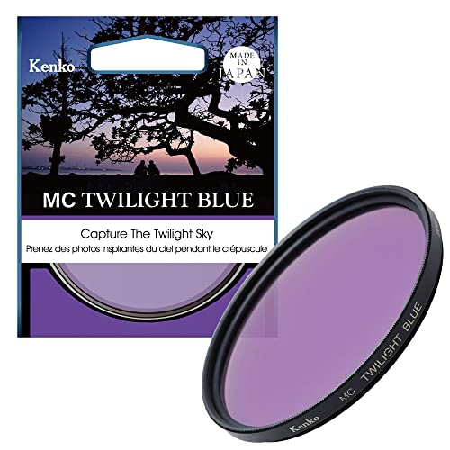 Kenko Objektivfilter mit Farbeffekt MC Twilight Blue 49mm, Erzeugt inspirierende Farben am Abendhimmel, 195321 von Kenko