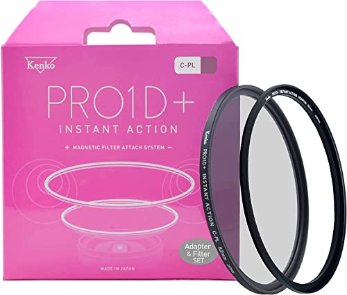 Kenko PRO1D+ INSTANT Action C-PL&Adapter Ring Set 49mm Magnetic Effect Filter von Kenko