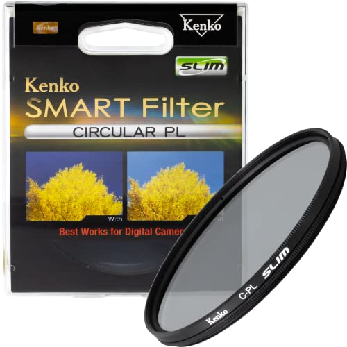 Kenko Smart Circular PL Slim Polarisationsfilter Gehäuse, 77 mm schwarz von Kenko