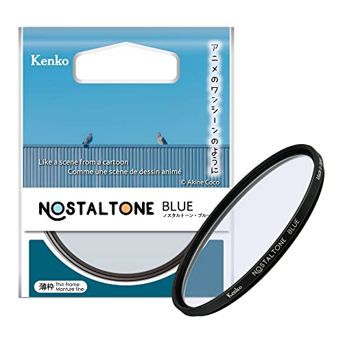 Kenko Soft Effekt Filter NOSTALTONE Blue φ77mm, mit Farbeffekt, zur Kontrasteinstellung, hergestellt in Japan von Kenko