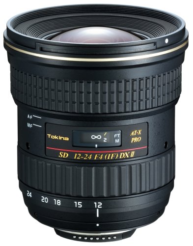 Tokina ATX 12-24mm/4 Pro DX II Objektiv inkl. Sonnenblende BH 777 für Nikon von Kenko