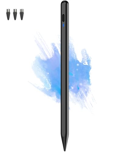 Kenkor Stylus Pen for Touch Screens, POM Feder Stift für Tablet, Type-C Touchscreen Stift Kompatibel mit Samsung/Huawei/Lenovo/Mi/Vivo und Anderen Android Smartphone und Tablet Geräten (Schwarz) von Kenkor