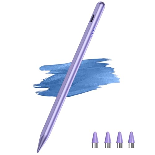 Kenkor Tablet Stift for Android, Stylus Pen für Touchscreens, POM Feder Type-C Active Stift Kompatibel mit Samsung/Huawei/Oppo/Mi/Vivo und Anderen Android Smartphone und Tablet Geräten (Lila) von Kenkor