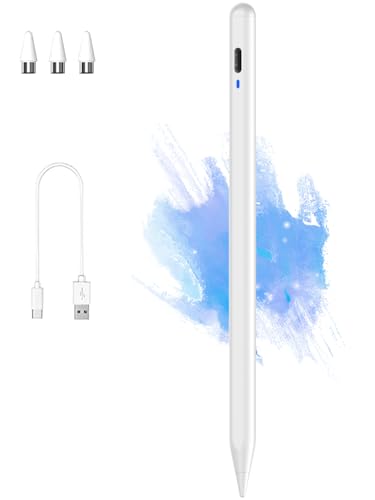 Kenkor Stylus Pen for Touch Screens, Magnetic POM Feder Stift für Tablet, Type-C Touchscreen Stift Kompatibel mit Samsung/Huawei/Lenovo/Mi/Vivo und Anderen Android Smartphone und Tablet Geräten (Weiß) von Kenkor