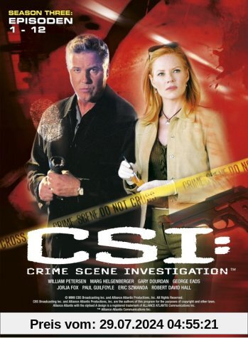 CSI: Crime Scene Investigation - Season 3.1 (3 DVD Digipack) von Kenneth Fink