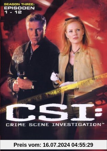 CSI: Crime Scene Investigation - Season 3.1 (Amaray) [3 DVDs] von Kenneth Fink
