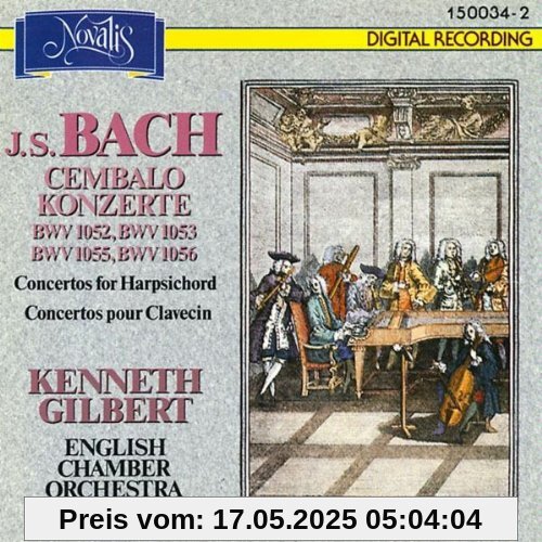 Cembalo-Konzerte BWV 1051, 1053, 1055, 1056 von Kenneth Gilbert