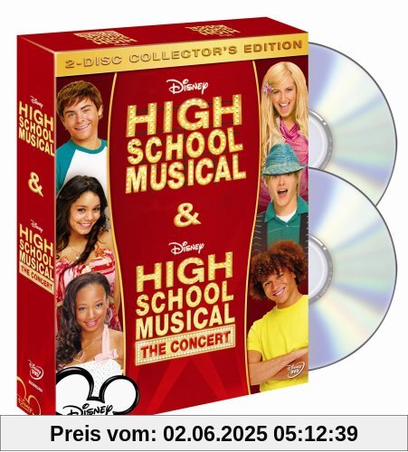 High School Musical / High School Musical - The Concert [Collector's Edition] [2 DVDs] von Kenny Ortega