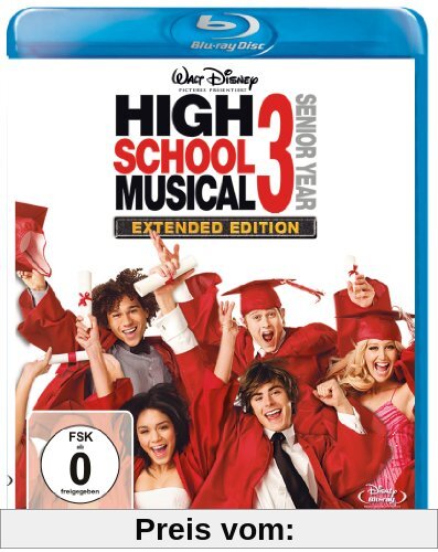 High School Musical 3: Senior Year - Extended Edition  (+ DVD) [Blu-ray] von Kenny Ortega