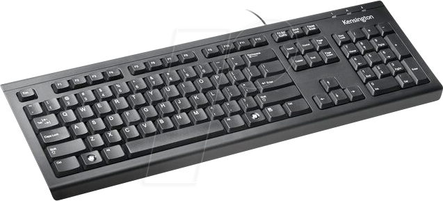 KENS 1500109DE - Tastatur, USB, schwarz von Kensington