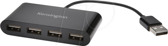 KENS K39120EU - USB 2.0 4-Port Hub, USB-A Anschlusskabel von Kensington