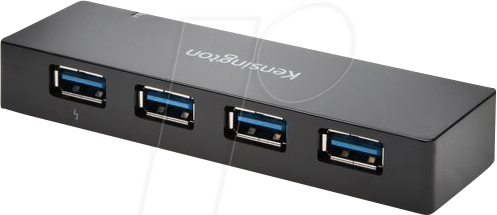 KENS K39122EU - USB 3.0 4-Port Hub, mit Schnelladeport von Kensington