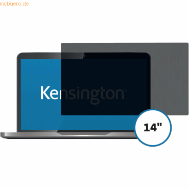 Kensington Blickschutzfilter Standard 14 Zoll 16:9 2-fach abnehmbar sc von Kensington
