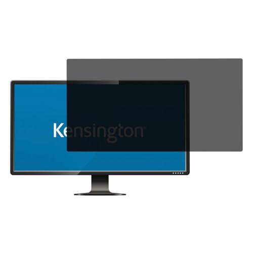 Kensington Blickschutzfilter für Monitore 23,8 Zoll, 16:9, Geeignet für LG, ViewSonic, Samsung, DSGVO-konform, Für mehr Datensicherheit, Mit Blaulichtfilter und Blendschutz, 626486 von Kensington