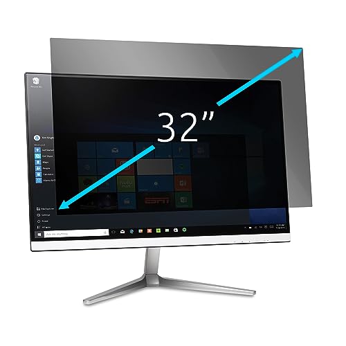 Kensington Blickschutzfilter für Monitore 32 Zoll, 21:9, DSGVO-konform, Für mehr Datensicherheit, Mit Blaulichtfilter und Blendschutz, 627442 von Kensington