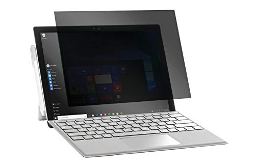 Kensington Blickschutzfilter für Surface Go, 10 Zoll, Touchscreen-geeignet, Abnehmbar, DSGVO-konform, Für mehr Datensicherheit, Mit Blaulichtfilter und Blendschutz, 626663 von Kensington