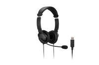 Kensington Classic USB-A Headset mit Mikrofon und Lautstärkeregler Kensington Classic USB-A Headset mit Mikrofon und Lautstärkeregler von Kensington