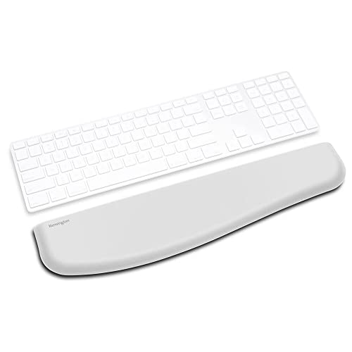 Kensington ErgoSoft K50434WW Handgelenkauflage für schmale Tastatur, Grau von Kensington