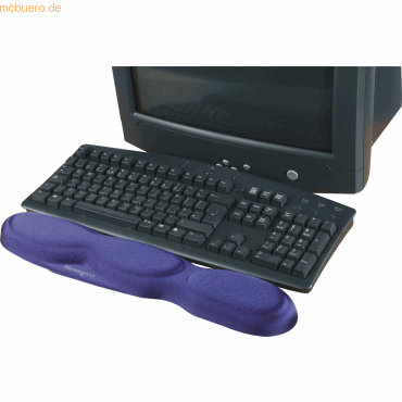 Kensington Handgelenkauflage Gel für Tastatur 480x90x37mm blau von Kensington