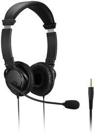 Kensington Hi-Fi Headphones with Mic - Kopfhörer mit Mikrofon - On-Ear - kabelgebunden - 3,5 mm Stecker (K33597WW) von Kensington