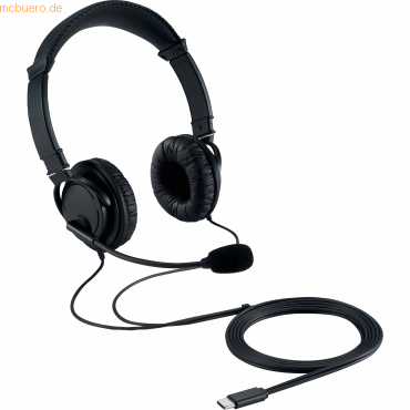 Kensington HiFi-Kopfhörer mit Mikrofon USB-C-Anschluss Kunstlederbezug Kensington HiFi-Kopfhörer mit Mikrofon USB-C-Anschluss Kunstlederbezug von Kensington