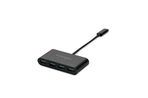 Kensington K33616WW 4 Port USB-C® (USB 3.2 Gen 2) Multiport Hub Schwarz von Kensington