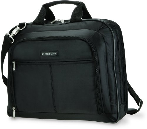 Kensington Laptoptasche 15,6 Zoll Simply Portable SP40 Classic, tragbare Tasche für 15,6 Zoll Laptops und Tablets, Mit Tragegriff und Schultergurt für Männer und Frauen, schwarz, K62563EU von Kensington