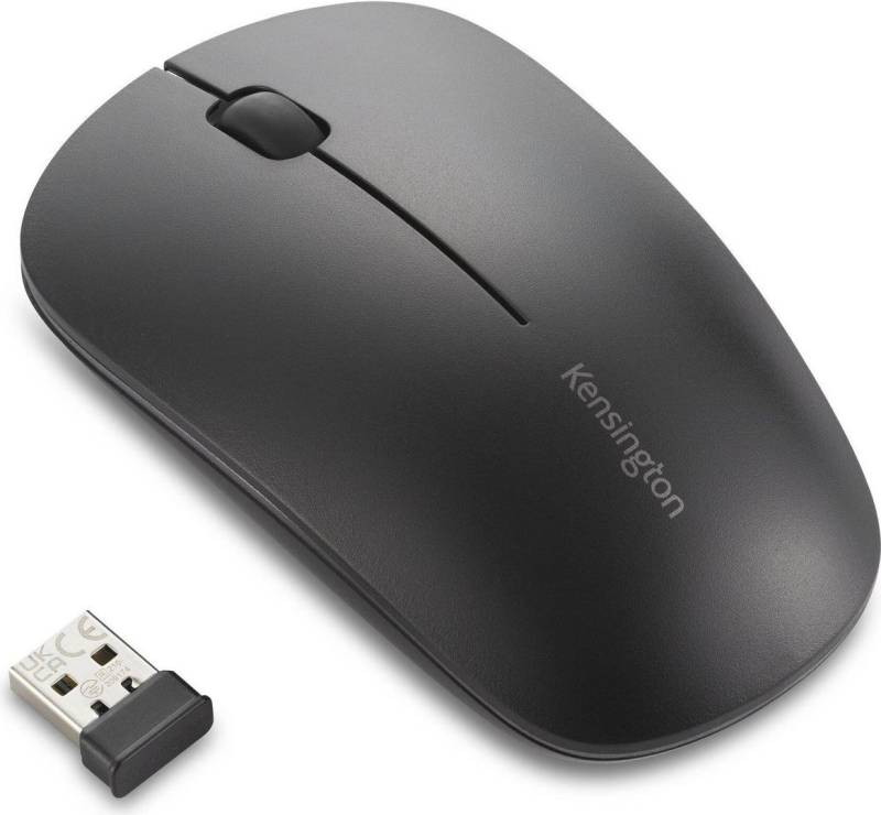 Kensington MY430 EQ - Maus - wiederaufladbar - rechts- und linkshändig - 3 Tasten - kabellos - 2,4 GHz, Bluetooth 5,0 - kabelloser Empfänger (USB) - braune Box (K75304WW) von Kensington