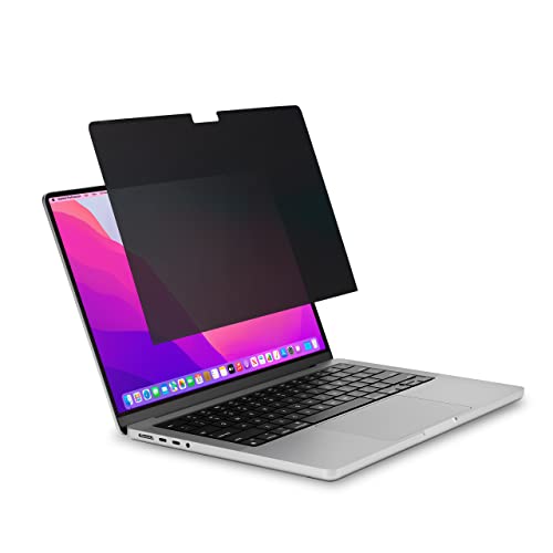 Kensington MagPro Elite Magnetischer Blickschutzfilter für MacBook Pro 14" (2021 & neuer) einschließend M3, M3 Pro/Max, Abnehmbarer Laptop-Sichtschutz, Blendschutz, Blaulichtfilter (K58370WW) von Kensington