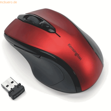 Kensington Maus Pro Fit kabellos Mid-Size rubinrot Kensington Maus Pro Fit kabellos Mid-Size rubinrot von Kensington