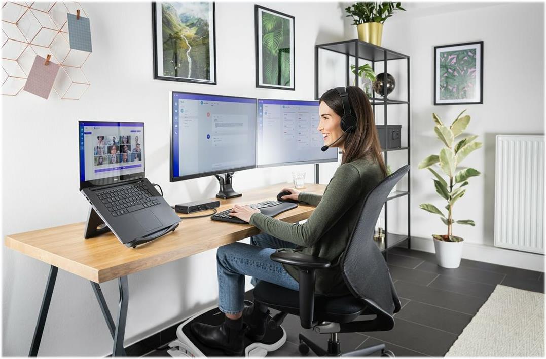 Kensington Monitorarm 2TFT, ,schw.One-Touch (K59601WW) von Kensington